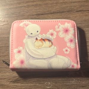 disney cherry blossom baymax wallet